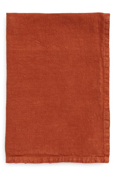 Hawkins New York Simple Linen Napkin in Rust