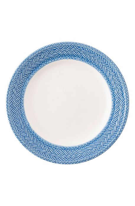 Juliska Le Panier Salad Plate in Whitewash/Delft Blue