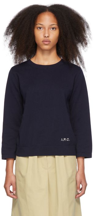 A.P.C. Navy Kourtney Sweater