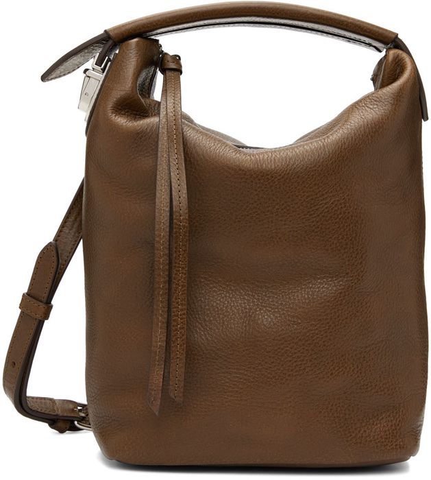 Lemaire Brown Case Shoulder Bag