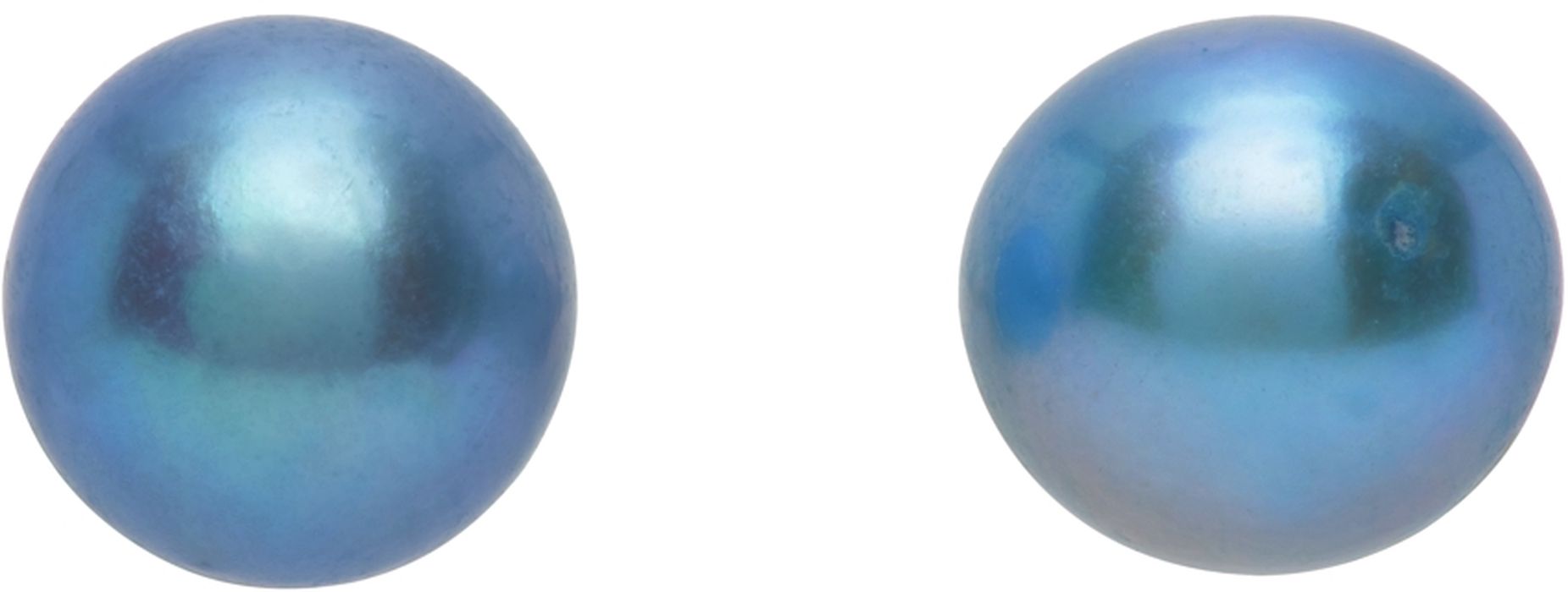 Hatton Labs Blue Pearl Stud Earrings
