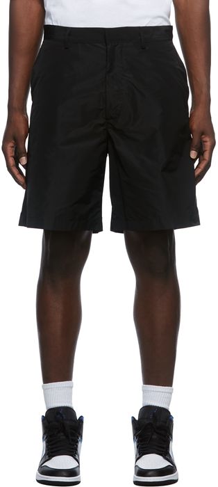 Off-White Black Diag Poly Shorts