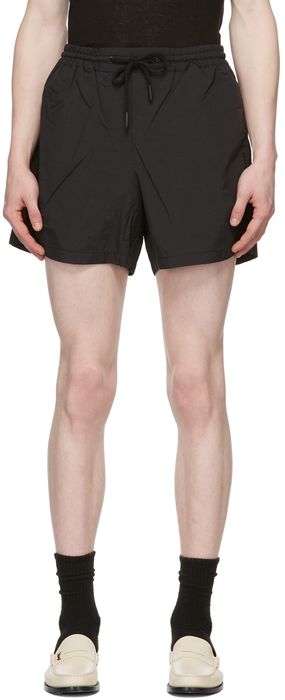 Paco Rabanne Black Nylon Shorts