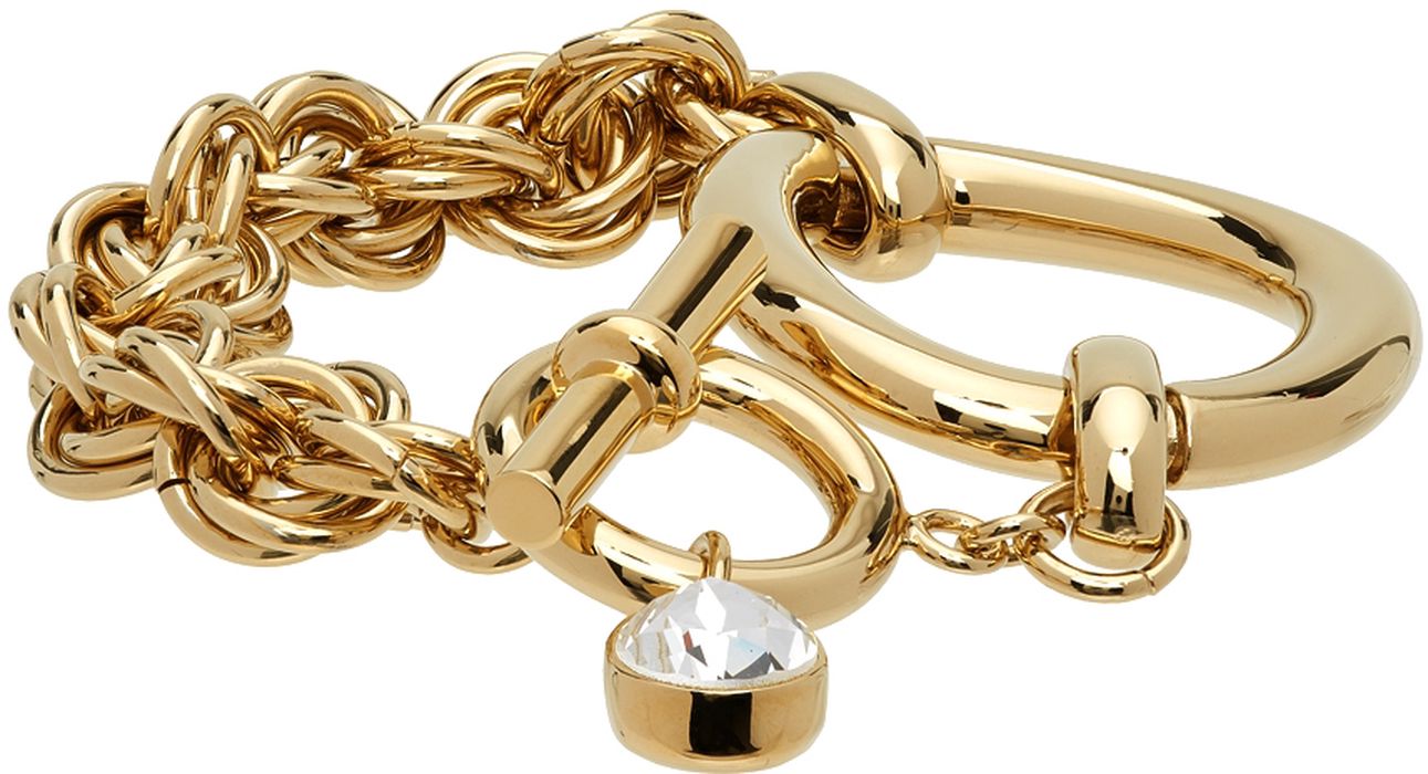JW Anderson Gold Oversized Chain Link Bracelet