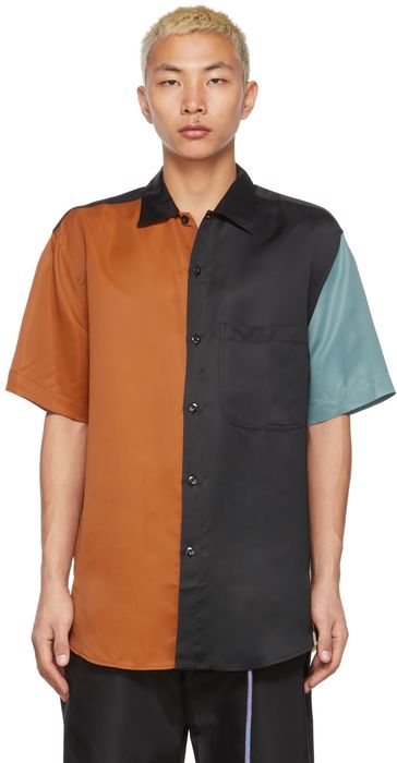 Song for the Mute Multicolor Avenue D'Ivry Colorblocked Oversized Shirt
