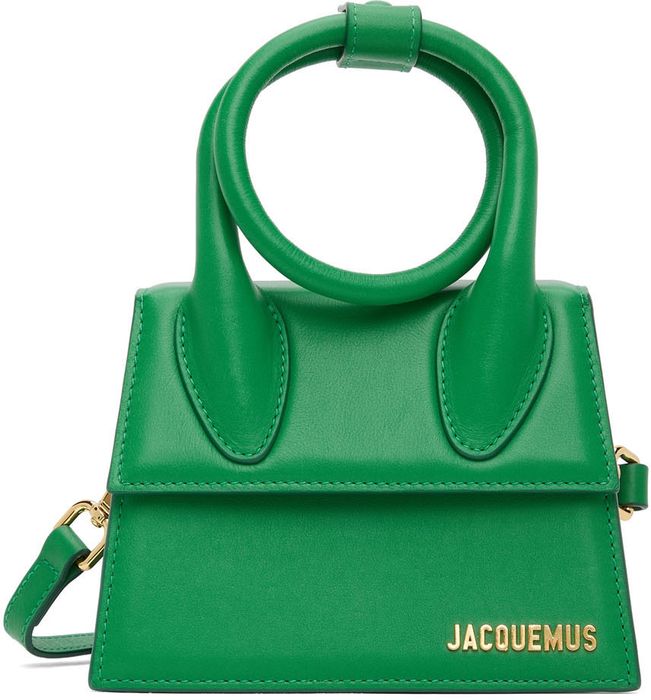 Jacquemus Green 'Le Chiquito Naud' Bag
