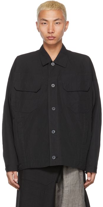 Jan-Jan Van Essche Black Silk #47 Jacket