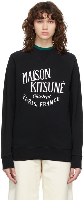 Maison Kitsuné Black Palais Royal Classic Sweatshirt