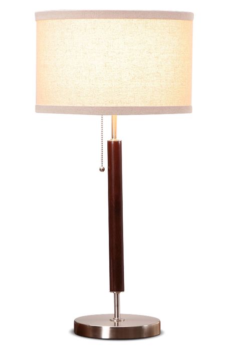 Brightech Carter LED Table Lamp in Brown