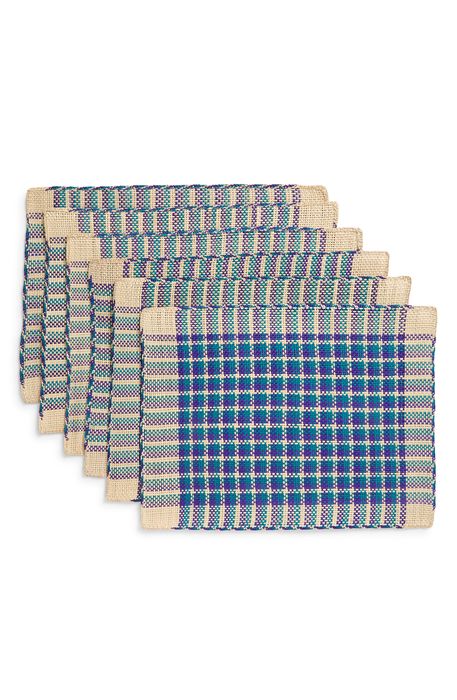 GOODEE x Ames Jipi Set of 6 Placemats in Blue
