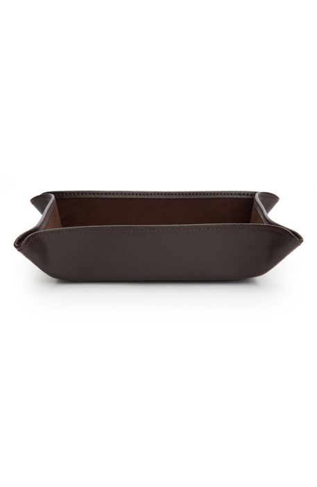 WOLF Blake Snap Coin Tray in Brown