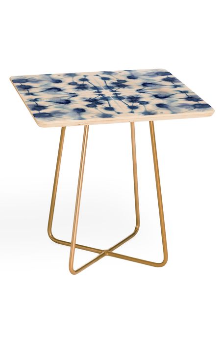 Deny Designs Jacqueline Maldonado Mirror Side Table in Blue