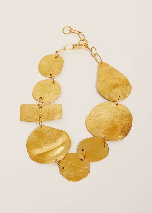 Bianca Necklace with 18k Vermeil on Solid Brass