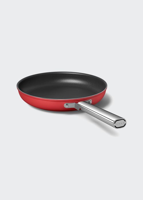 12" Nonstick Frying Pan, Red