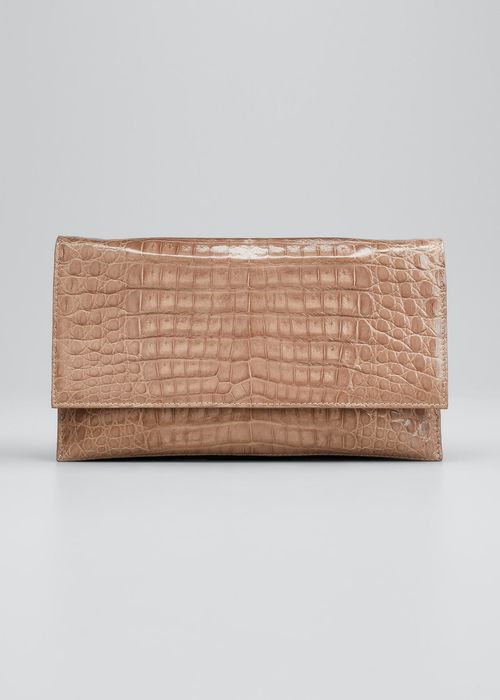 Sofia Glazed Crocodile Crossbody Bag