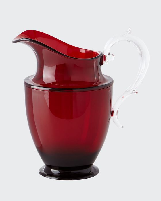 Federica Acrylic Pitcher, Red