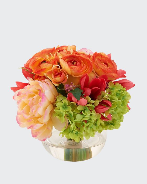 French Bouquet Faux-Floral Arrangement