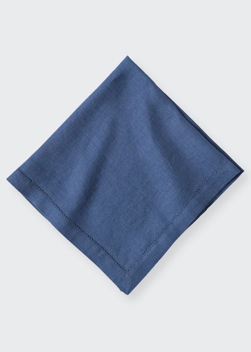 Heirloom Linen Napkin, Delft Blue