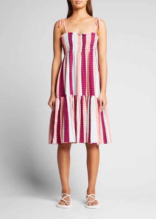 Leandra Striped Coverup Dress