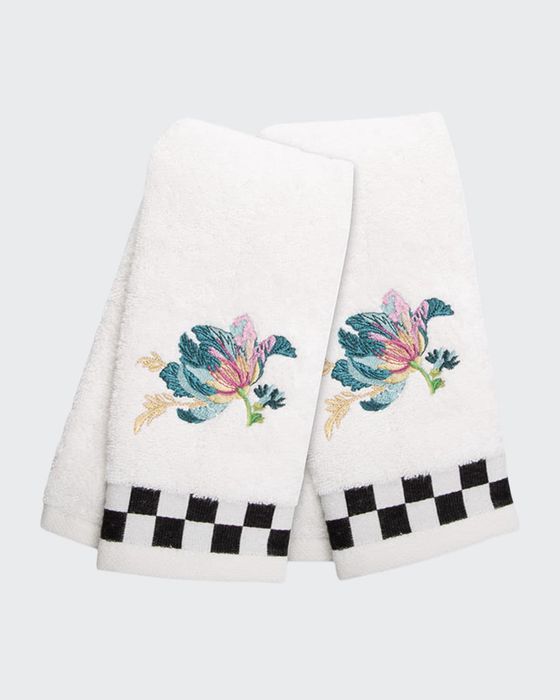 Parrot Tulip Fingertip Towels, Set of 2