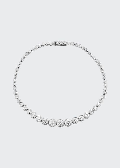 Prive Luxe White Gold Diamond Tennis Bracelet