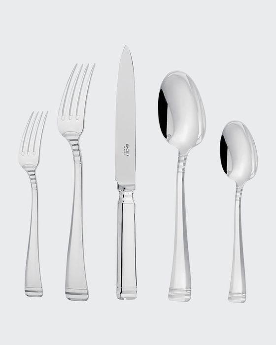 Nil Silver Plated 5-Piece Flatware Place Setting