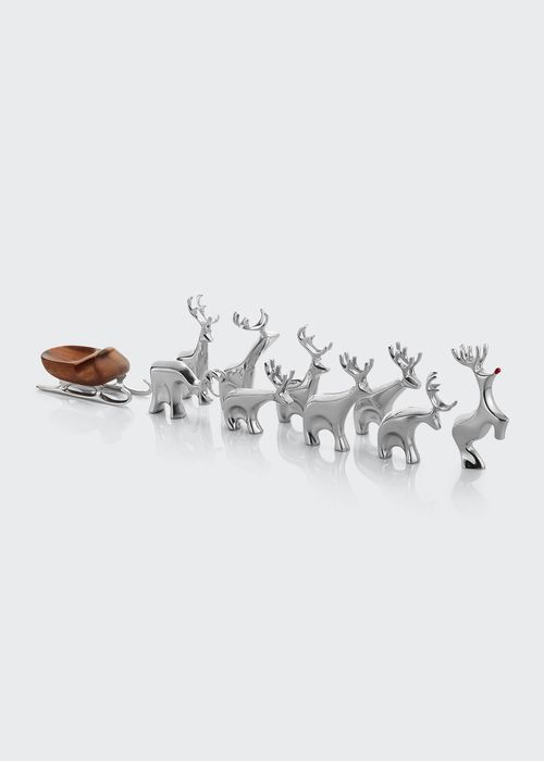 10-Piece Mini Reindeer Christmas Set
