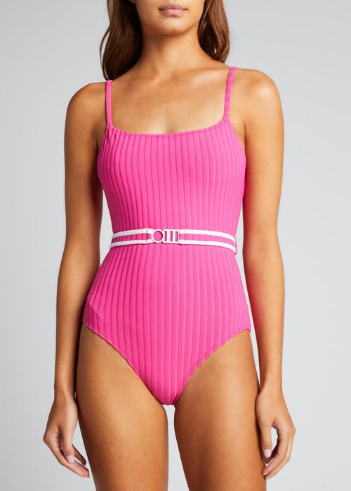 The Nina Belted One-Piece Swimsuit