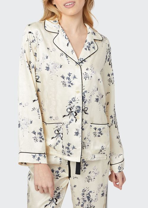 Jane Floral-Print Pajama Top