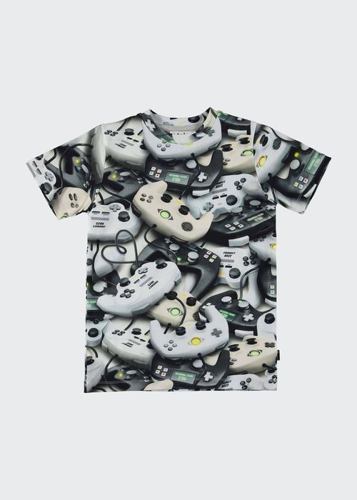 Boy's Ralphie Game Controller Printed T-Shirt, Size 8-10