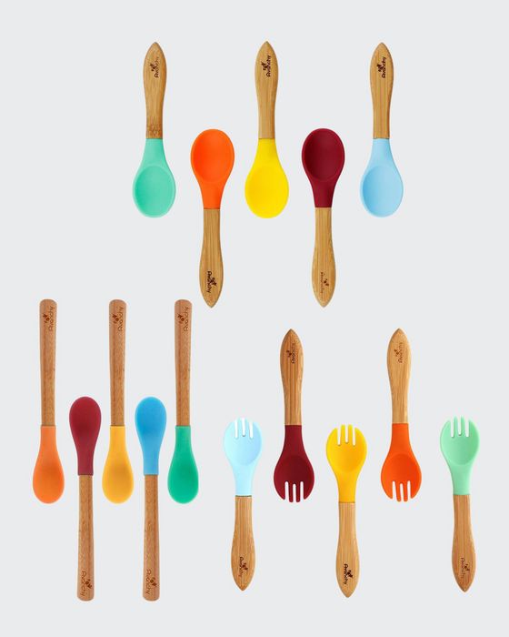 Baby's Rainbow Mega Bamboo Spoon Gift Set