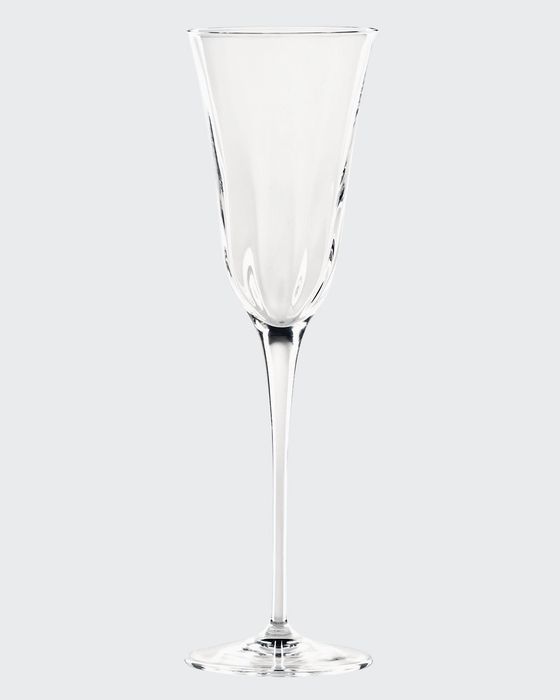 Optical Clear Champagne Flute