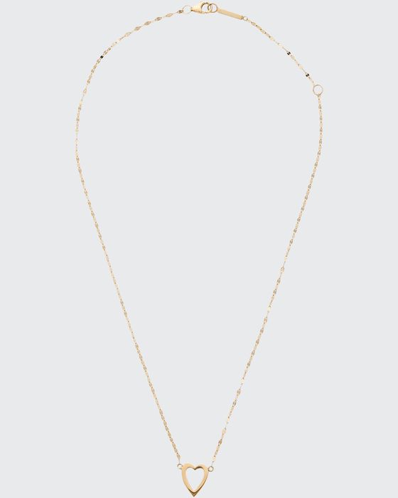Girls' 14k Gold Heart Pendant Necklace