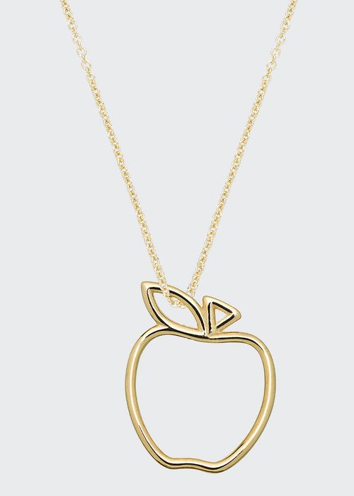 Apple on Chain Necklace