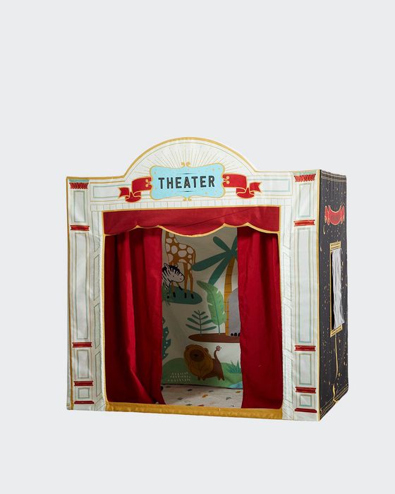 Theater Playhouse with Plush Microphone