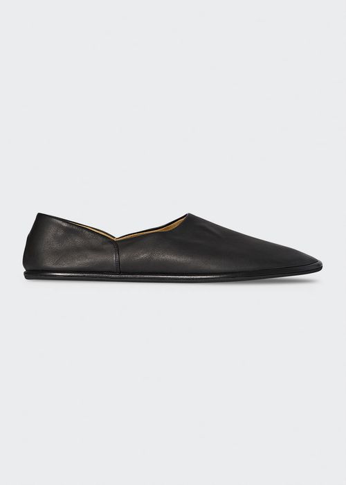 Men's Leather Slip-On Shoes