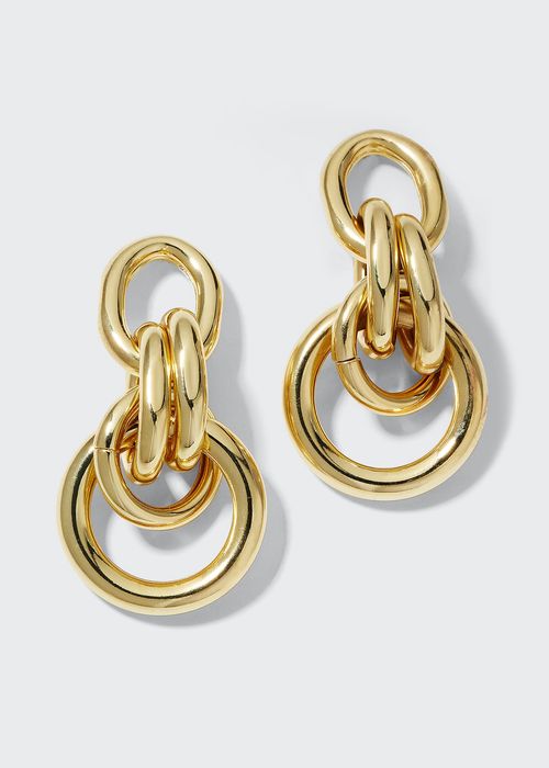 Interlock-Ring Earrings
