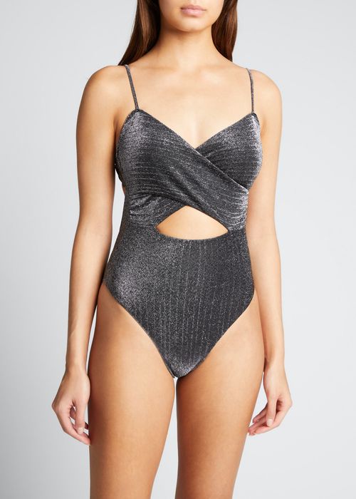 Amalfi Metallic One-Piece Swimsuit