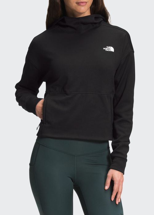 Canyonlands Cropped Pullover Top, Black