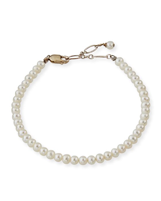 Girl's Small Pearl Bracelet