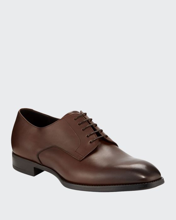 Men's Calf Leather Derby Shoes
