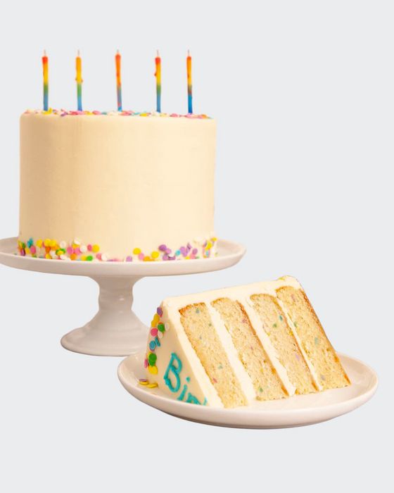 Gluten-Free Happy Birthday Confetti 4-Layer Cake, Serves 8-10