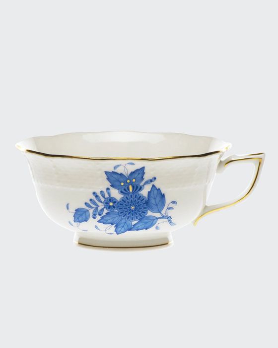 Blue Chinese Bouquet Teacup