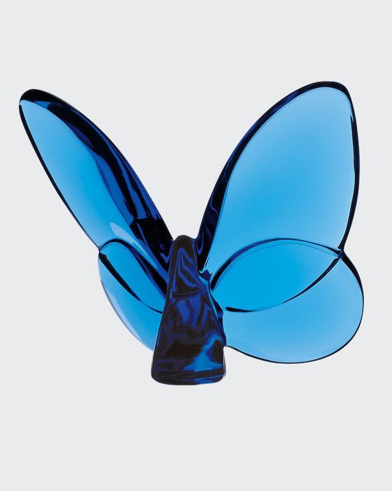 2.5" Lucky Crystal Blue Butterfly