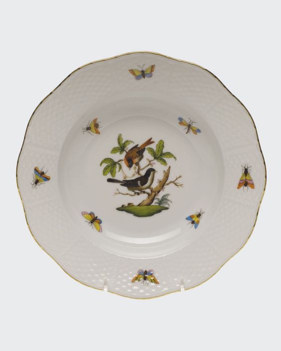 Rothschild Bird Motif 4 Rim Soup Plate