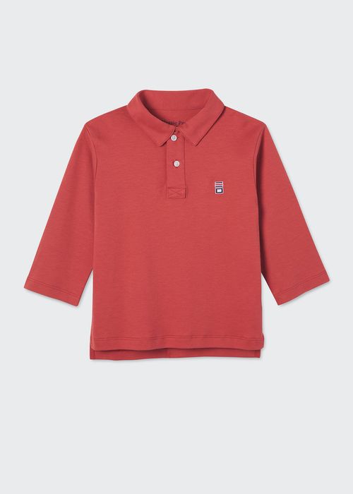 Boy's Hayden Pima Cotton Polo Shirt, Size 2-14