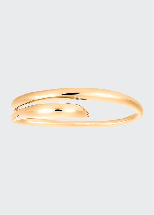 Heart Double-Finger Ring with Gold Vermeil
