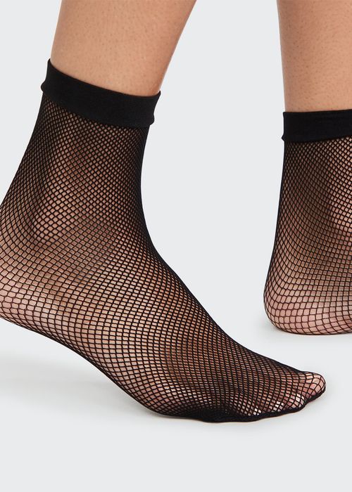 Micro Fishnet Sneaker Socks 2-Pack