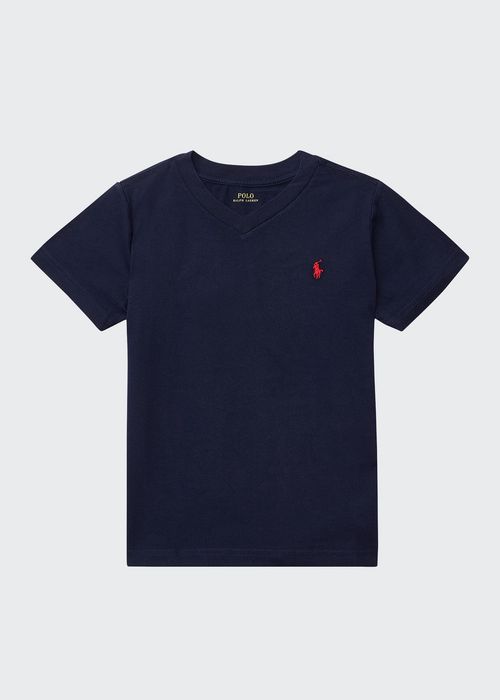 Boy's Logo Embroidered T-Shirt, Size 2-4