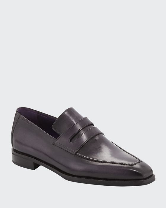 Andy Leather Loafer, Black